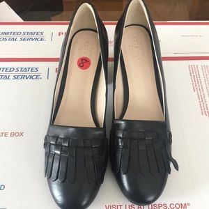 Brand New Cole Haan Waterproof black leather shoe